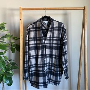 Michael Stars Plaid Coat - Anthropologie